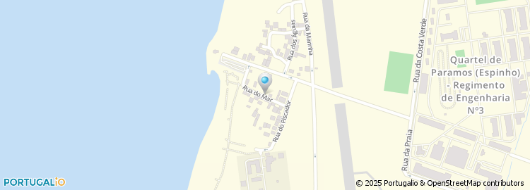 Mapa de Rua do Mar