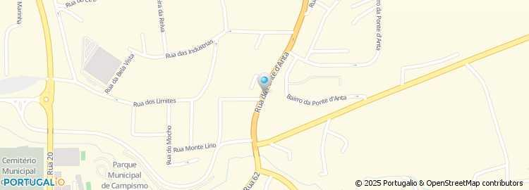 Mapa de Rua Ponte D Anta