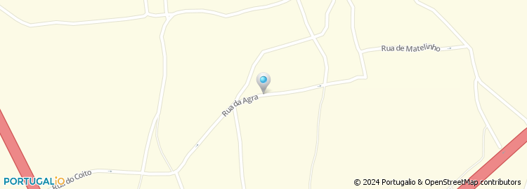 Mapa de Rua da Agra