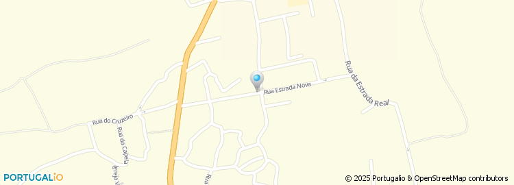 Mapa de Rua da Estrada Nova