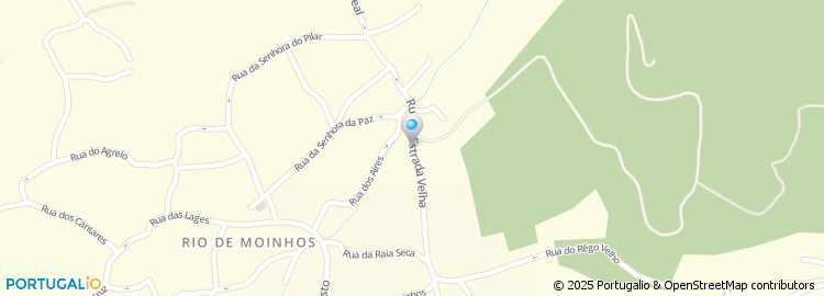 Mapa de Rua da Estrada Velha