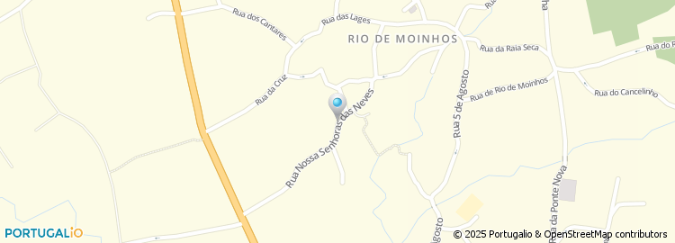 Mapa de Rua da Nossa Senhora das Neves
