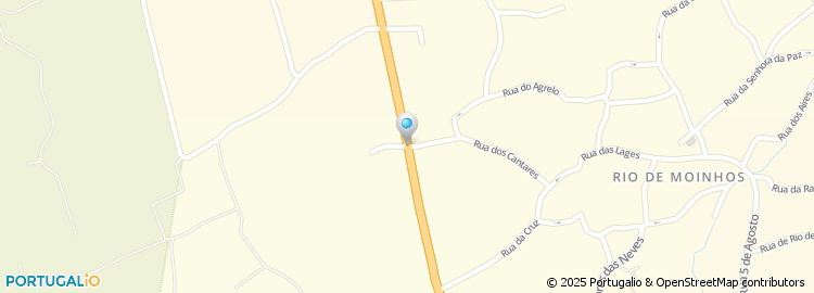 Mapa de Rua das Arribas