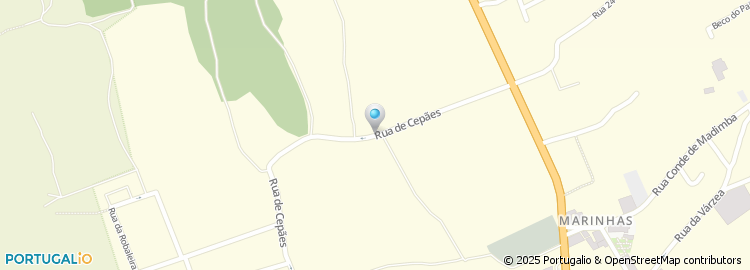 Mapa de Rua de Cepães
