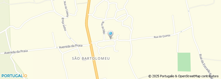 Mapa de Rua de São Bartolomeu