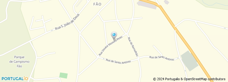Mapa de Rua Escultor António C. Vila Chã Esteves
