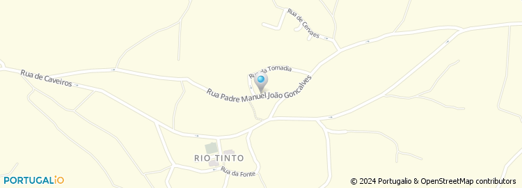 Mapa de Rua Padre Manuel João Gonçalves