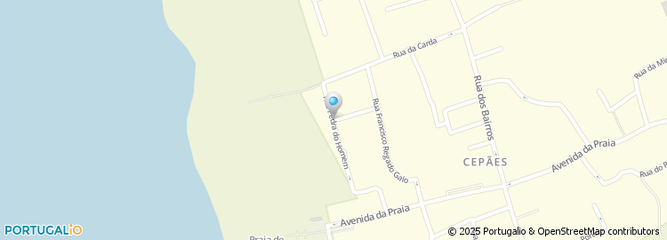 Mapa de Rua Pedra do Homem