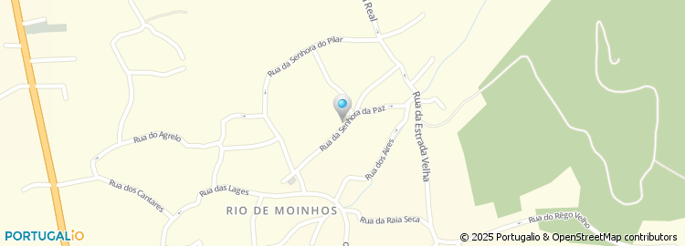 Mapa de Rua Senhora da Paz