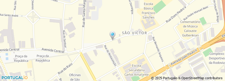 Mapa de Estação de Serv. São Vitor