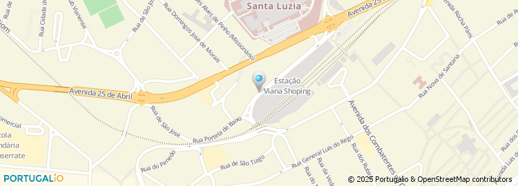 Mapa de Estação Viana - Centro Comercial, SA