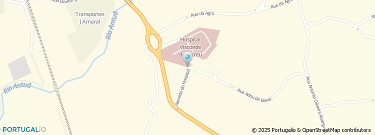 Mapa de Avenida do Hospital