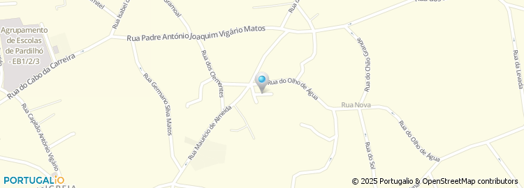 Mapa de Beco das Régias