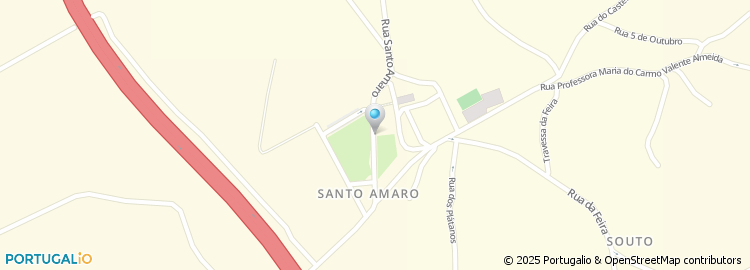 Mapa de Beco de Santo Amaro