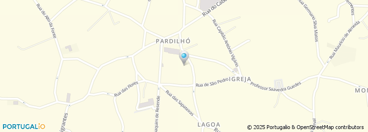 Mapa de Beco do Nunes