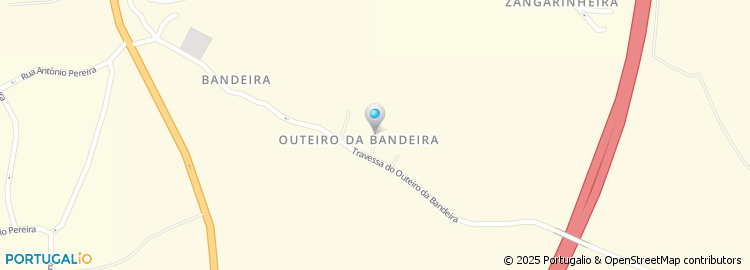 Mapa de Beco do Outeiro da Bandeira