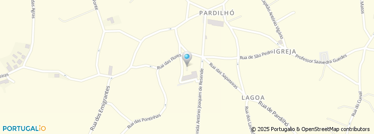 Mapa de Beco do Vilar