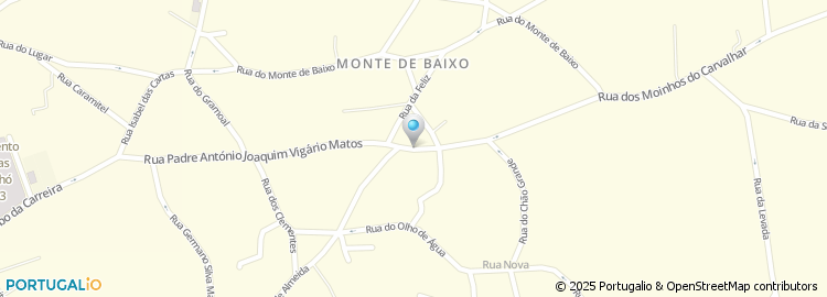Mapa de Largo da Feliz