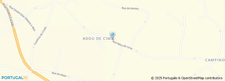 Mapa de Rua Adou de Cima