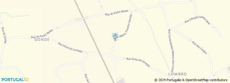 Mapa de Rua Albino Tavares Garrido