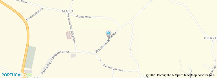 Mapa de Rua Allison Campos da Silva
