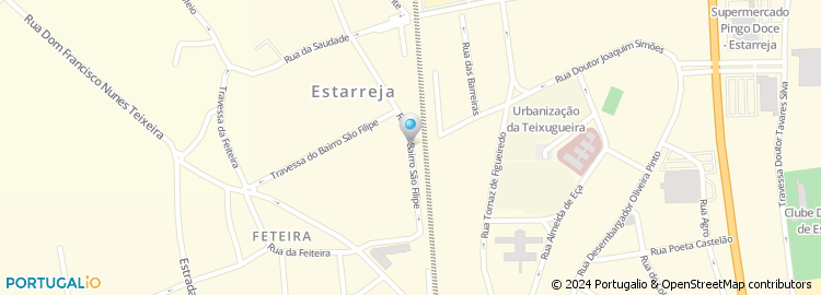 Mapa de Rua Bairro São Filipe