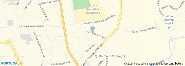 Mapa de Rua Caetano Ferreira