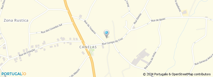 Mapa de Rua Campo da Cruz