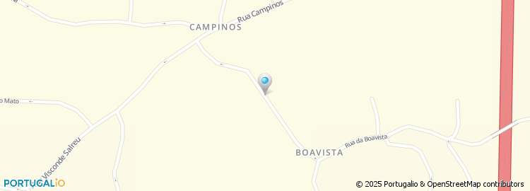 Mapa de Rua da Boavista