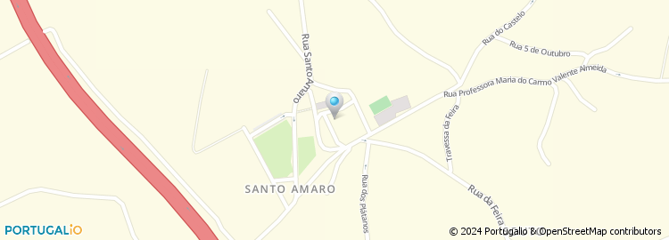 Mapa de Rua da Capela de Santo Amaro