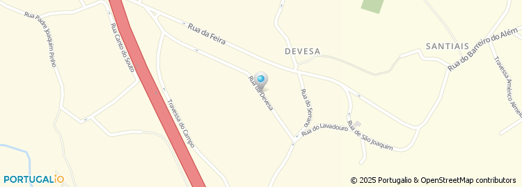 Mapa de Rua da Devesa