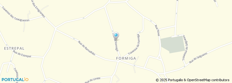 Mapa de Rua da Formiga