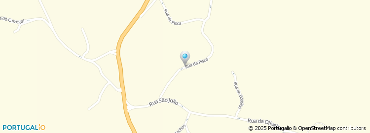 Mapa de Rua da Pisca