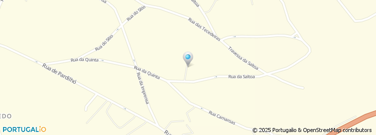 Mapa de Rua da Saltoa