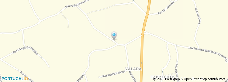 Mapa de Rua da Valada