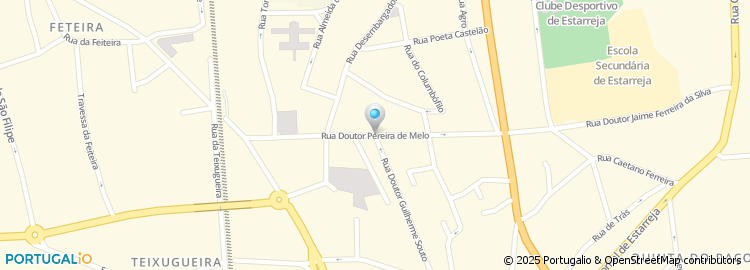 Mapa de Rua das Agras do Norte