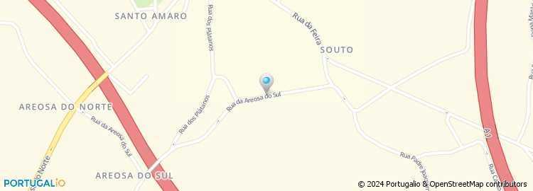 Mapa de Rua do Lavadouro da Fonte da Vila