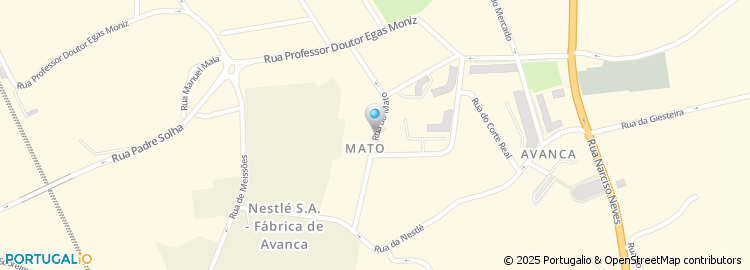 Mapa de Rua do Mato