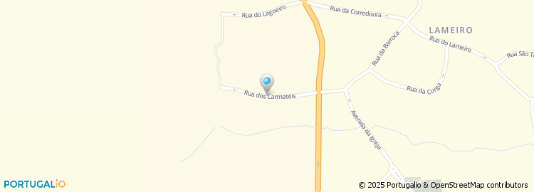 Mapa de Rua dos Camarteis
