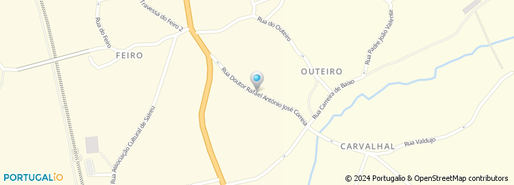 Mapa de Rua Doutor Rafael António José Correia