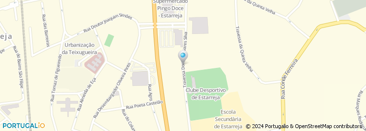 Mapa de Rua Doutor Tavares da Silva