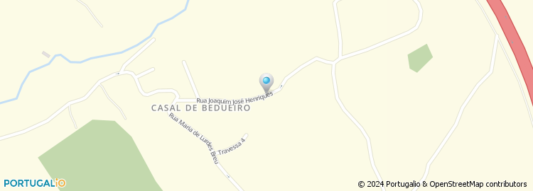 Mapa de Rua Joaquim José Henriques