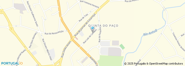 Mapa de Rua Luís Camões