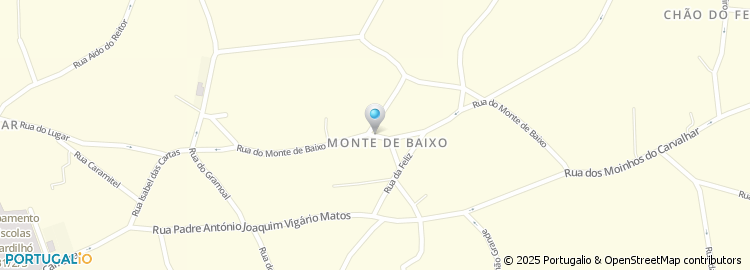 Mapa de Rua Monte Baixo