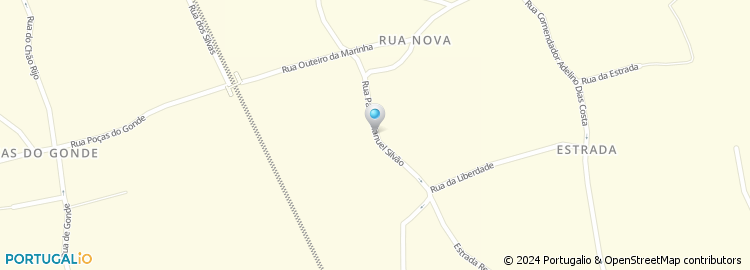 Mapa de Rua Padre Manuel Silvão