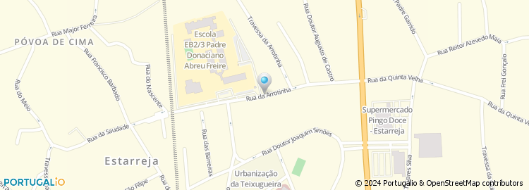 Mapa de Rua Professor Aníbal da Rocha Henriques