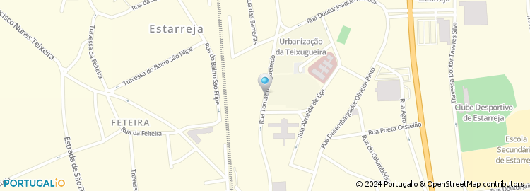 Mapa de Rua Tomas Figueiredo