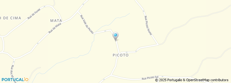 Mapa de Rua Vale Picôto
