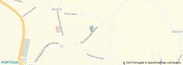 Mapa de Rua Visconde Salreu