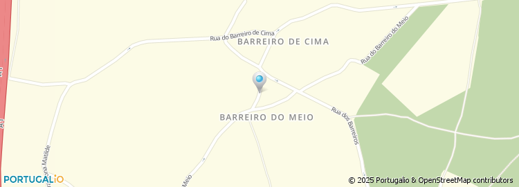 Mapa de Travessa do Barreiro do Meio